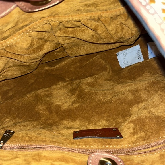 NWT Patricia Nash woven hobo bag and dust bag. Style P418190 color. Sand - Picture 6 of 6